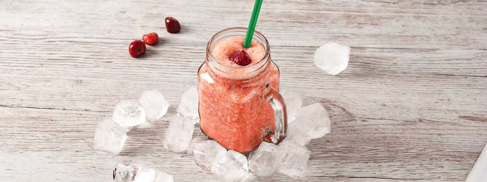 Jahodová aqua fresca